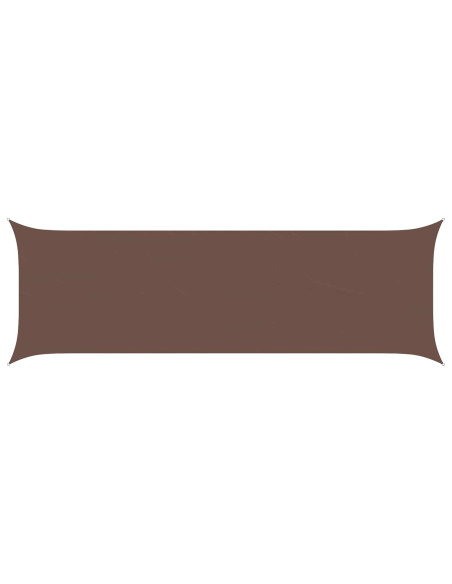 Vela da ombra solare Marrone 6 x 2 m 100% Poliestere Oxford