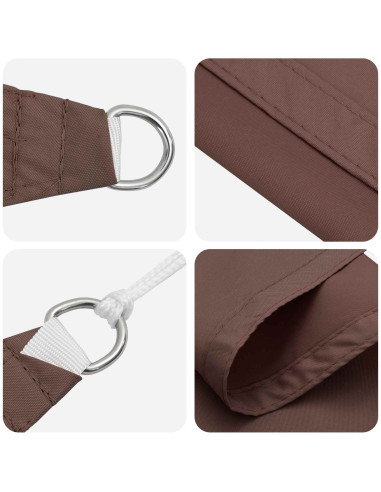 Vela da ombra solare Marrone 6 x 2 m 100% Poliestere Oxford