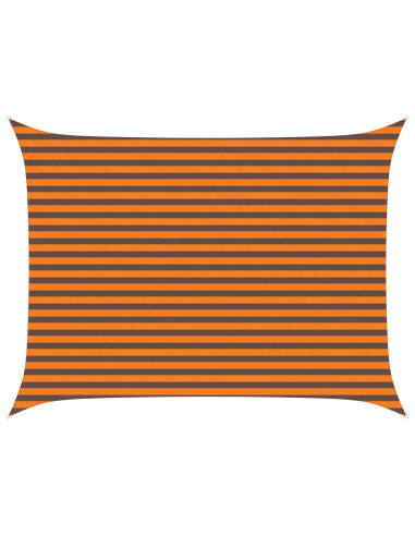 Vela da ombra solare Arancione e Marrone 4 × 3 m