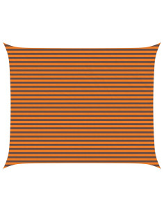 Vela da ombra solare Arancione e Marrone 5 x 4 m 2