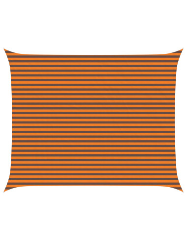 Vela da ombra solare Arancione e Marrone 5 x 4 m
