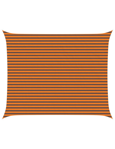 Vela da ombra solare Arancione e Marrone 5 x 4 m