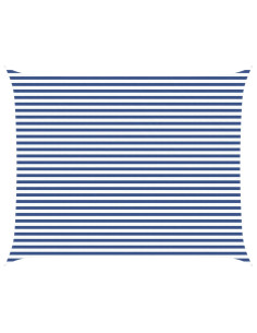 Vela da ombra solare Blu e Bianco 5 x 4 m 2