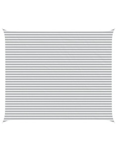 Vela da ombra solare Grigio chiaro e bianco 6 x 5 m 2