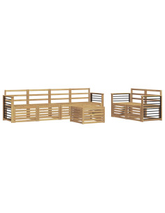 Set divani Legno di Acacia Massello 2