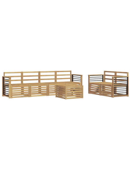 Set divani Legno di Acacia Massello