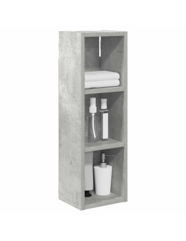 Armadio da bagno a muro Grigio Cemento 20 x 16 x 62,5 cm