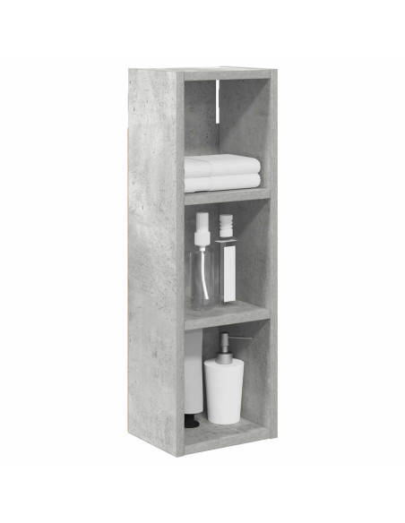 Armadio da bagno a muro Grigio Cemento 20 x 16 x 62,5 cm