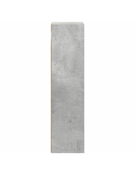 Armadio da bagno a muro Grigio Cemento 20 x 16 x 62,5 cm