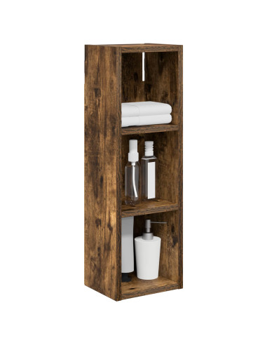 Armadio da bagno a muro Quercia Affumicata 20 x 16 x 62,5 cm
