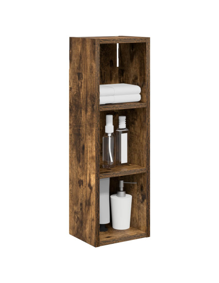 Armadio da bagno a muro Quercia Affumicata 20 x 16 x 62,5 cm