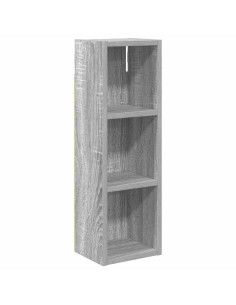 Armadio da bagno a muro Sonoma grigia 20 x 16 x 62,5 cm 2