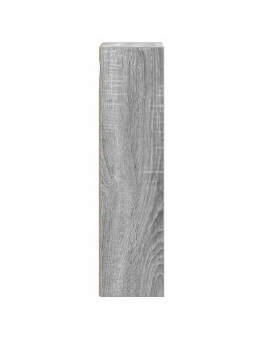 Armadio da bagno a muro Sonoma grigia 20 x 16 x 62,5 cm