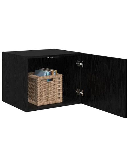 Armadietto a muro Rovere nero 50 x 42.5 x 40 cm