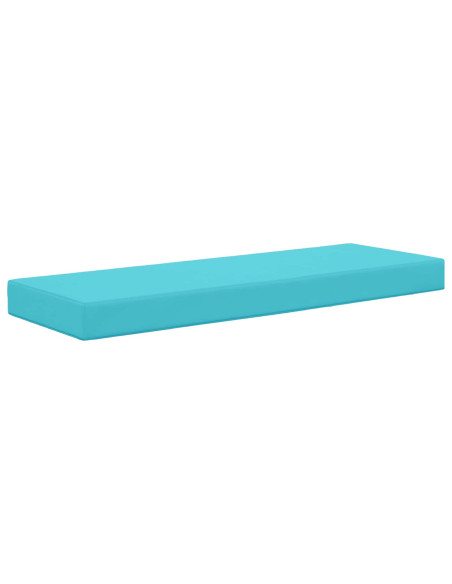 Cuscino per la seduta Turchese 115 x 40 x 8 cm 100% Poliestere