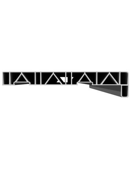 Soglia della Finestra Bianco 140 x 20 x 4,5 cm PVC
