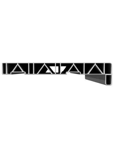 Soglia della Finestra Bianco 80 x 25 x 4,5 cm PVC