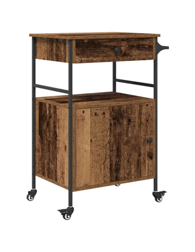 Carrello da Cucina Legno vecchio 56 x 43 x 89,5 cm