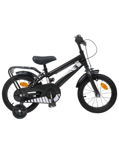 Bicicletta per Bambini 12 Pollici per bambini di 2-4 anni Nero