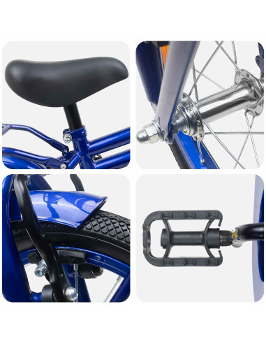 Bicicletta per Bambini 16 Pollici per bambini di 4-6 anni