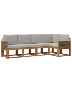 Set di divani da esterno 4 pcs
