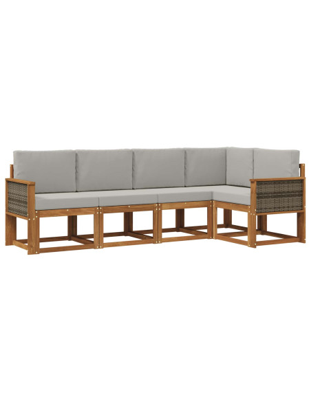 Set di divani da esterno 4 pcs