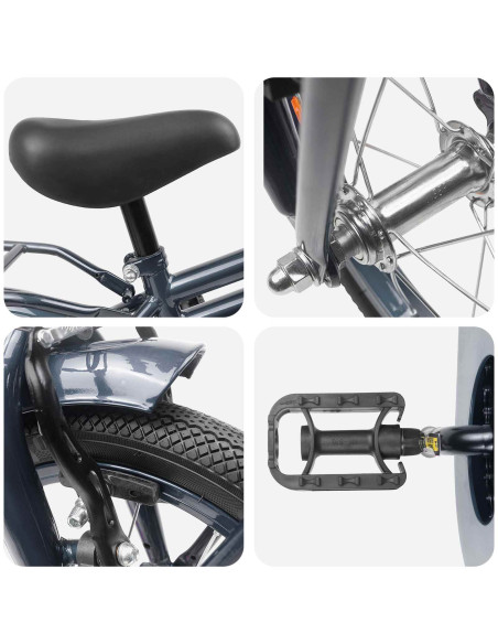 Bicicletta per Bambini 12 Pollici per bambini di 2-4 anni