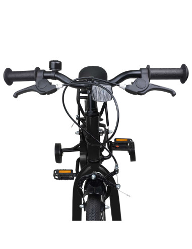 Bicicletta per Bambini 12 Pollici per bambini di 2-4 anni Nero