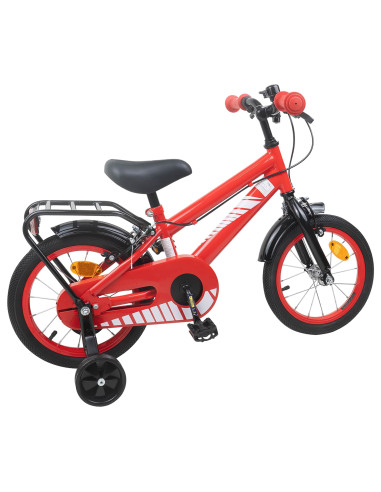 Bicicletta per Bambini 12 Pollici per bambini di 2-4 anni Rosso