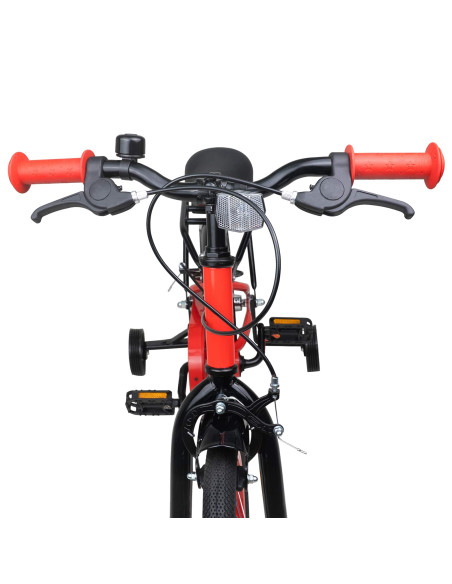 Bicicletta per Bambini 16 Pollici per bambini di 4-6 anni Rosso