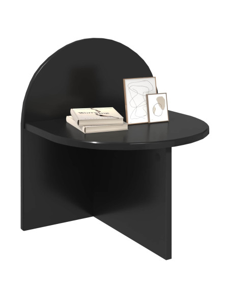 Comodino 2 pcs Rovere Nero 40 x 35,5 x 45,5 cm