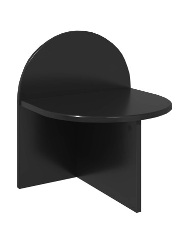 Comodino 2 pcs Rovere Nero 40 x 35,5 x 45,5 cm
