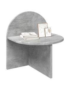 Comodino Grigio Cemento 40 x 35,5 x 45,5 cm 2