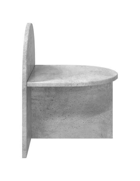 Comodino Grigio Cemento 40 x 35,5 x 45,5 cm