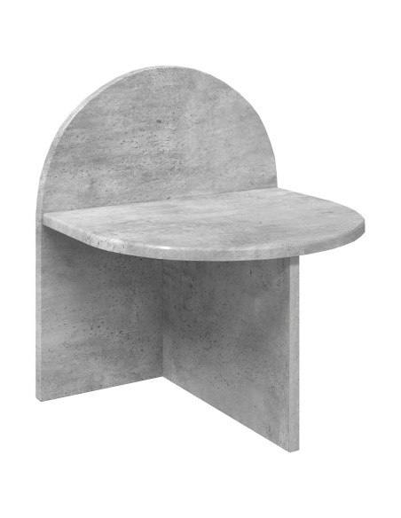 Comodino 2 pcs Grigio Cemento 40 x 35,5 x 45,5 cm