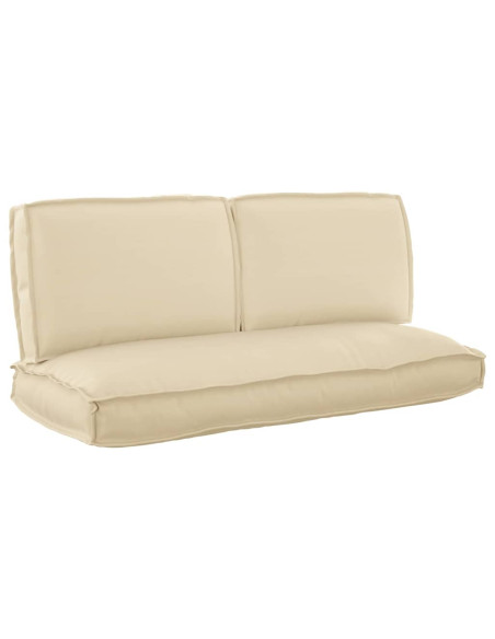 Set di Cuscini 3 pcs Beige Tessuto Oxford