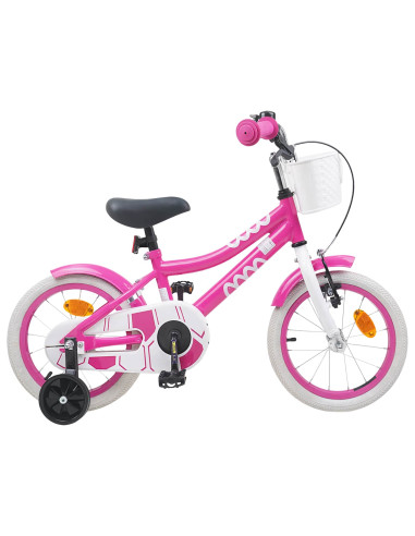 Bicicletta per Bambini 16 Pollici per bambini di 4-6 anni Rosa