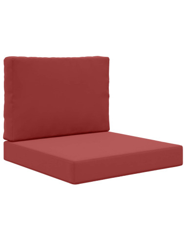 Cuscino per divano da esterno 2 pcs Rosso vino Poliestere