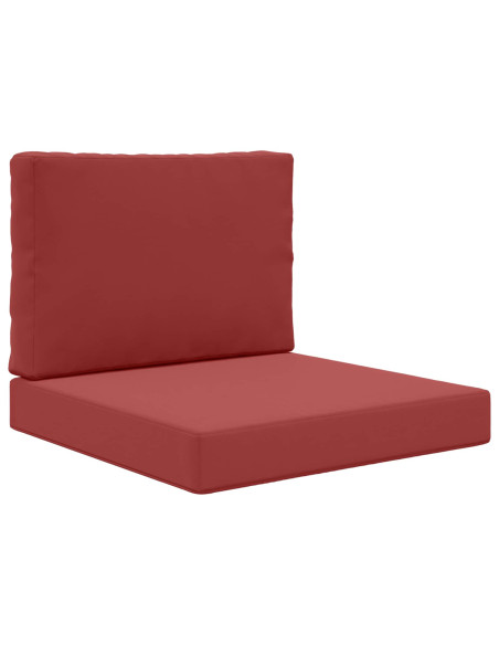 Cuscino per divano da esterno 2 pcs Rosso vino Poliestere