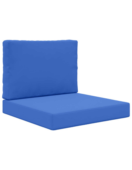 Cuscino per divano da esterno 2 pcs Blu Reale Poliestere