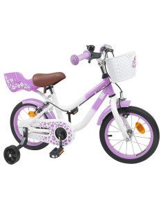 Bicicletta per Bambini 16 Pollici per bambini di 4-6 anni Viola 2