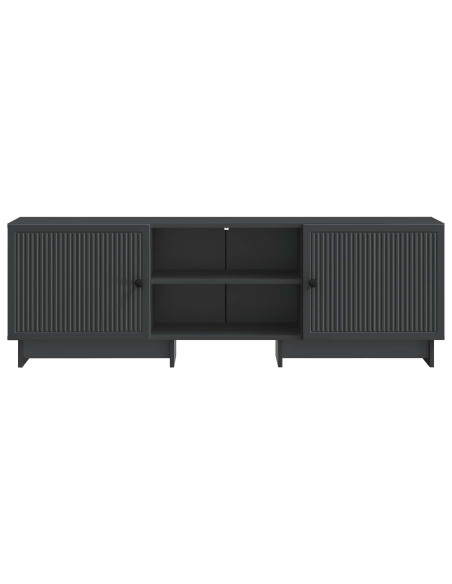 Mobile TV Nero 150 x 31 x 50 cm Legno ingegnerizzato
