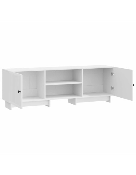 Mobile TV Bianco Lucido 150 x 31 x 50 cm Legno ingegnerizzato