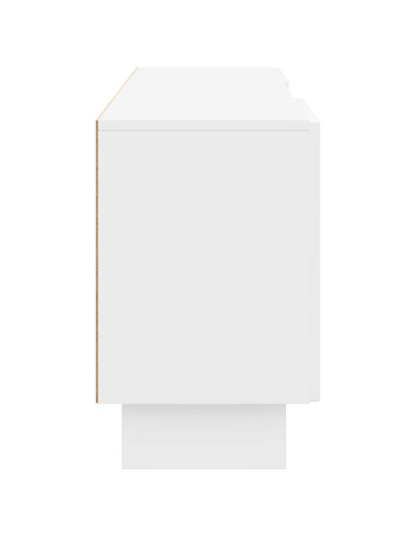 Mobile TV Bianco Lucido 150 x 31 x 50 cm Legno ingegnerizzato
