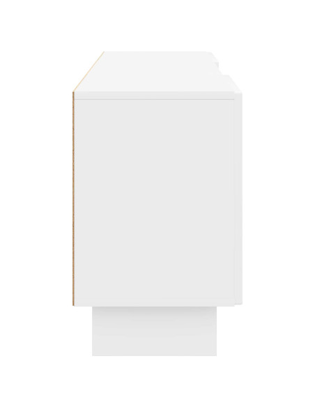 Mobile TV Bianco Lucido 150 x 31 x 50 cm Legno ingegnerizzato