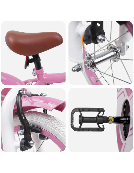 Bicicletta per Bambini 14 Pollici per bambini da 3 a 5 anni