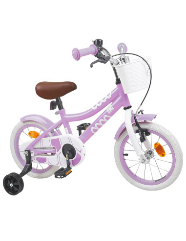 Bicicletta per Bambini 12 Pollici per bambini di 2-4 anni Viola