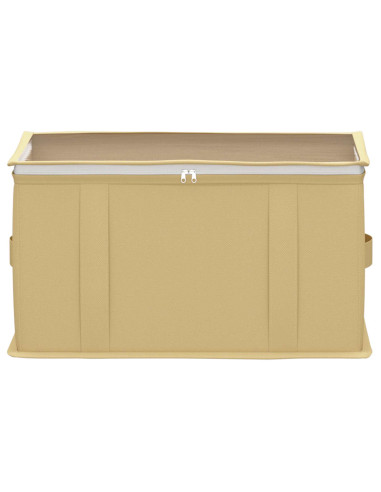 Scatola di stoccaggio con finestra trasparente in alto Crema