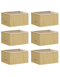 Scatola di stoccaggio con finestra trasparente in alto 6 pcs 2