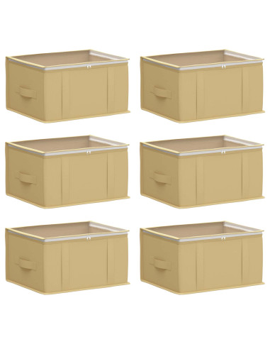 Scatola di stoccaggio con finestra trasparente in alto 6 pcs